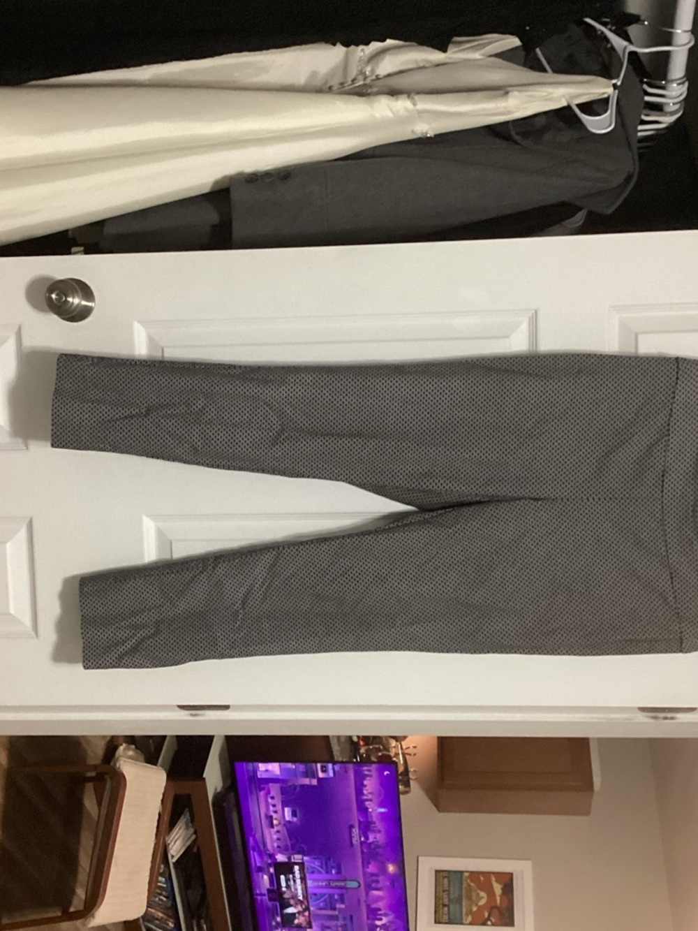 Counterparts Gray Patterned Skinny Pants